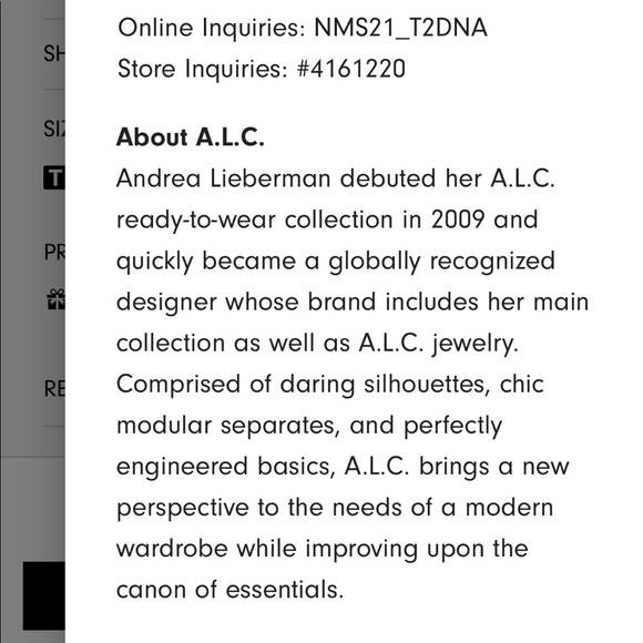 A. L. C bodycon dress NEW - Picture 7 of 10